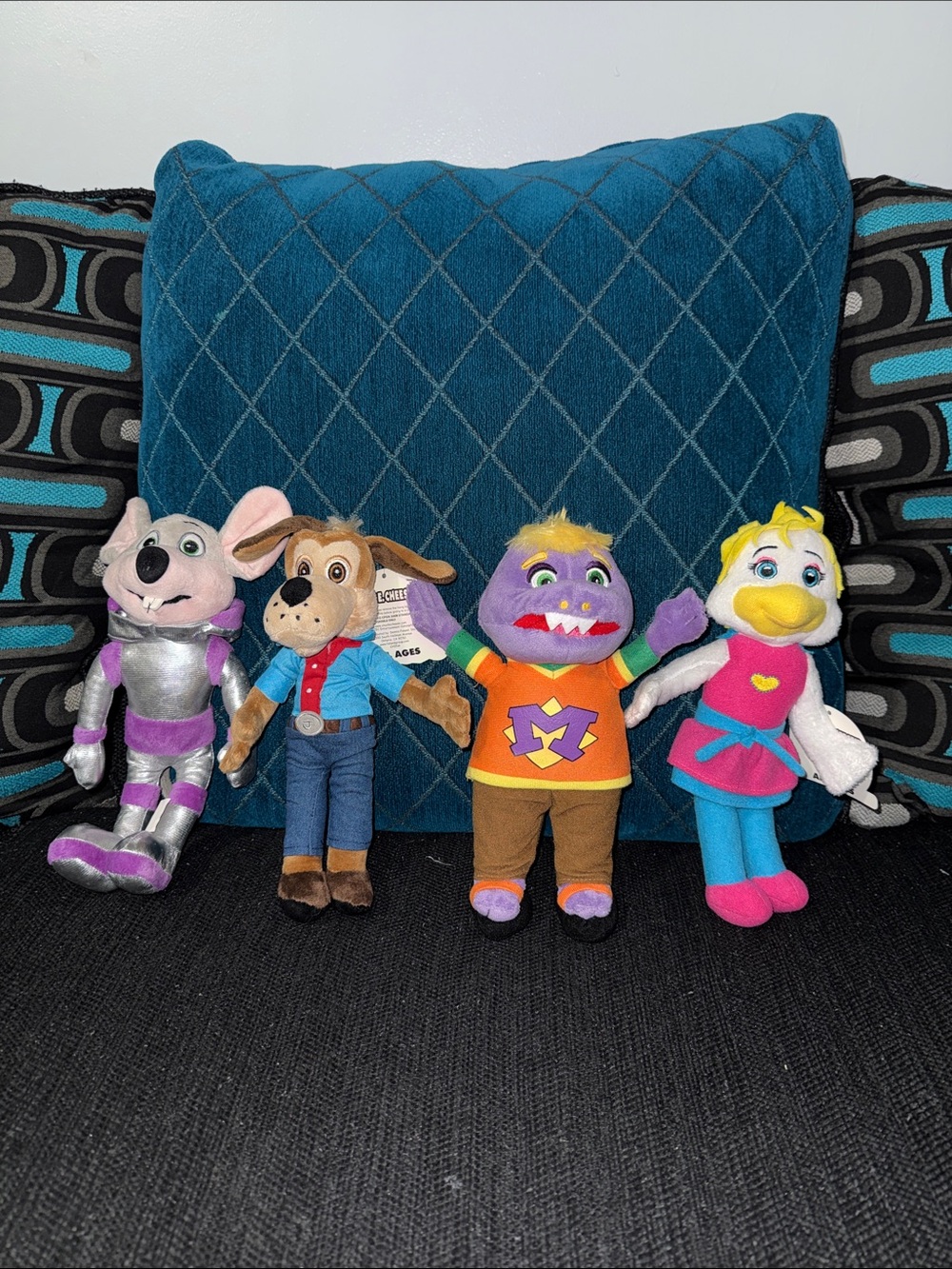 Chuck E. Cheese and Friends Plush Lot Bundle